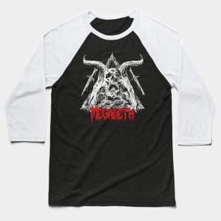 Horror Triangle Megadeth Baseball T-Shirt